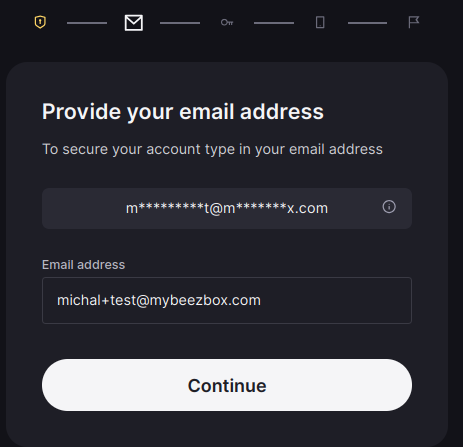 Step 2 – Check all consents and continue